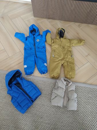 Kinderkleider Set Winteroveralls und Westen Grösse 86-92