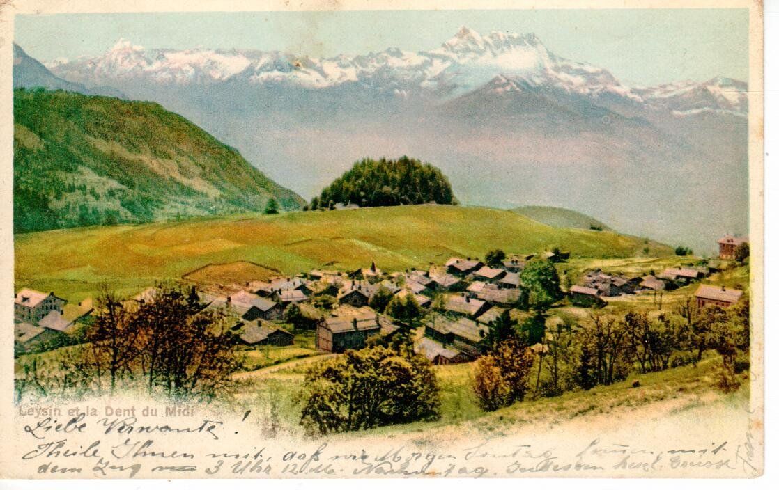 Cartes postales: Leysin 1909 – D'occasion à Wolhusen par Curver9