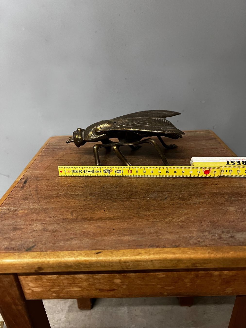 Portacenere: Aschenbecher Fliege Messing aufklappbar – Usato da Frauenfeld venduto da Draecheli 4