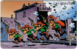Lucky Luke + Daltons auf voller holländischer Telefonkarte