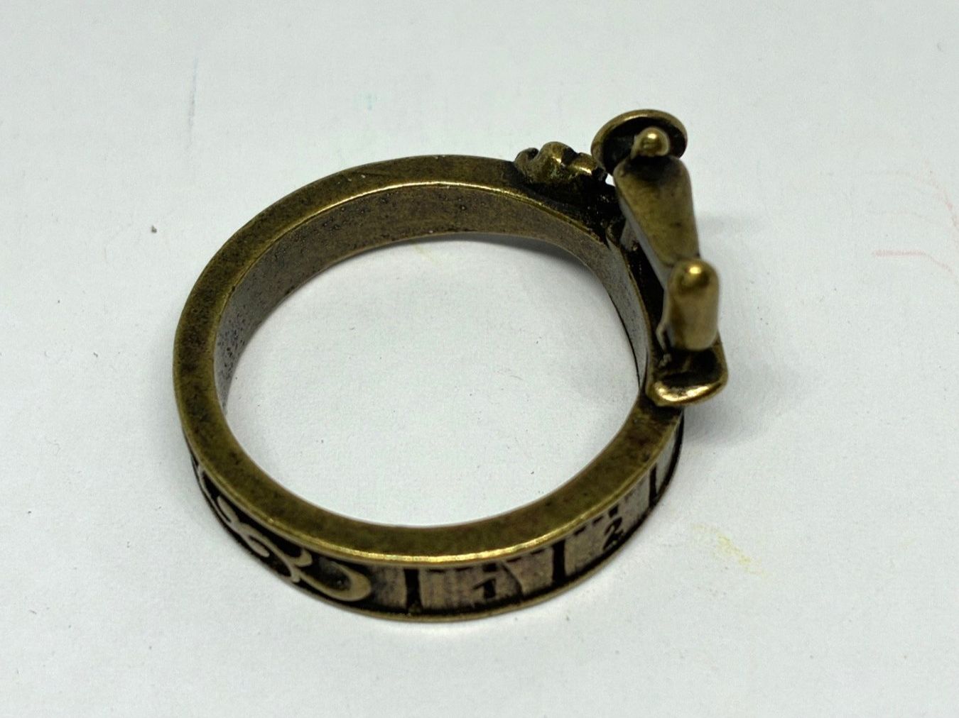 Anelli: Vintage Ring mit Nähmaschine – Bronzefarben – Nuovo (secondo la descrizione) da Finstersee venduto da Small-Daily-Rituals 1