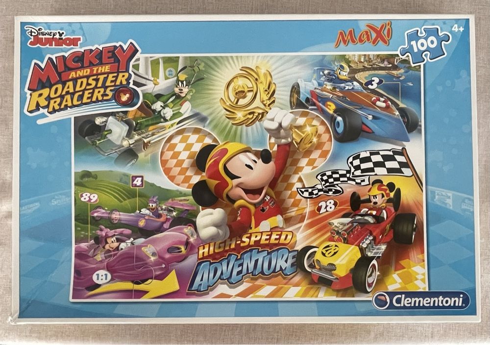 Clementoni Puzzle Mickey And The Roadster Racers – 100 Teile, Für Kinder Ab 5 Jahren