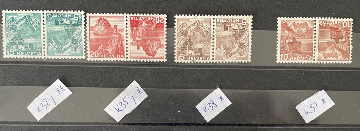 Tutti i francobolli: Lot Kehrdrucke */** – Usato da Zug venduto da gip41