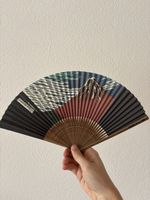 Original japanischer Fächer mit Berg Fuji