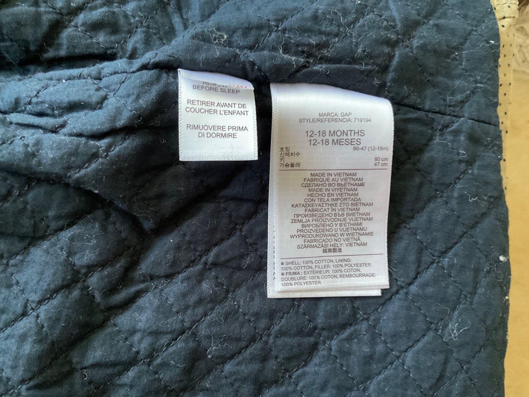 Gap Jacken & Mäntel: Adorable Veste bébé GAP à capuche , taille 6-12 mois – Neu (gemäss Beschreibung) aus Genève von Mazelyne 8