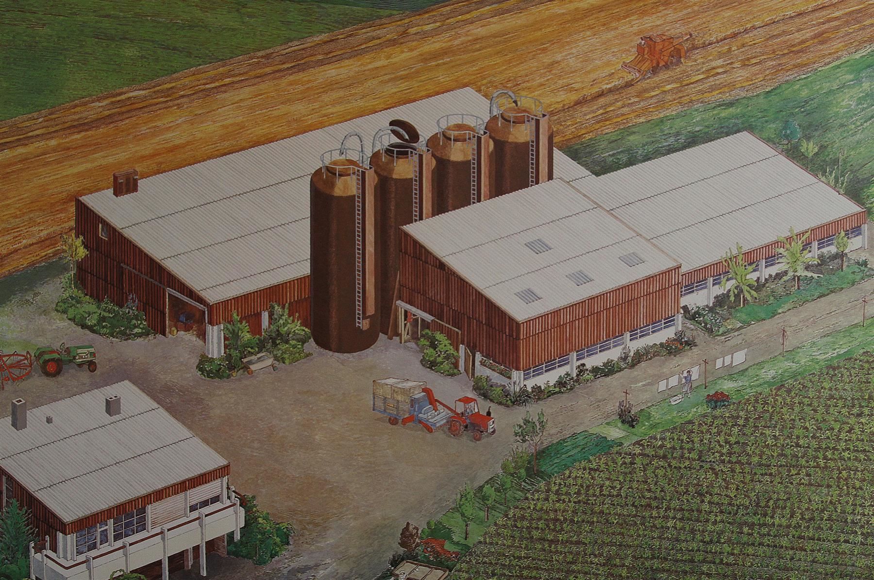 Poster & Bilder: Schulwandbild "moderner Bauernhof" – Gebraucht aus Birrwil von brandschatz_birrwil