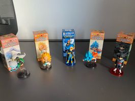 Lots de 5 figurine (dragon ball et one piece)