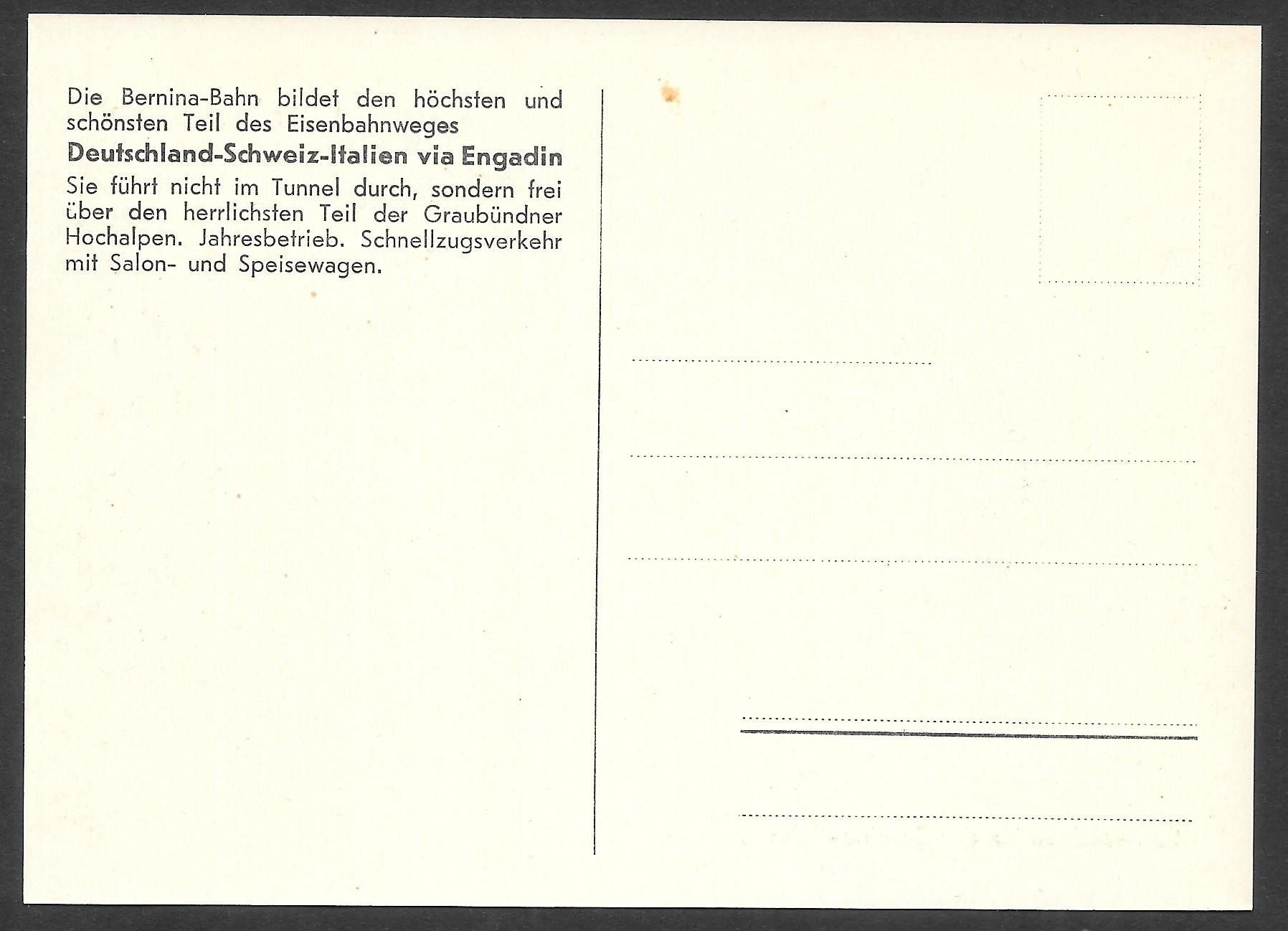 Cartoline postali: Bernina-Bahn Schneeschleuder – Usato da Olten venduto da clotaldi 1