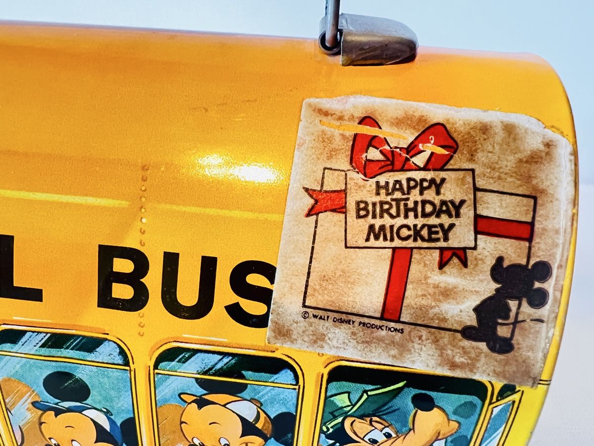 Disney Contenitori & Simili: Disney Lunchbox Schoolbus Mickey Maus. Vintage – Usato da Zürich venduto da rsa_dv8r 5