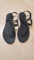 Sandaletten Sandale Sommerschuhe schwarz Gr. 39