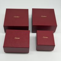 Lot 4 boîtes Cartier rouges + livret LOVE