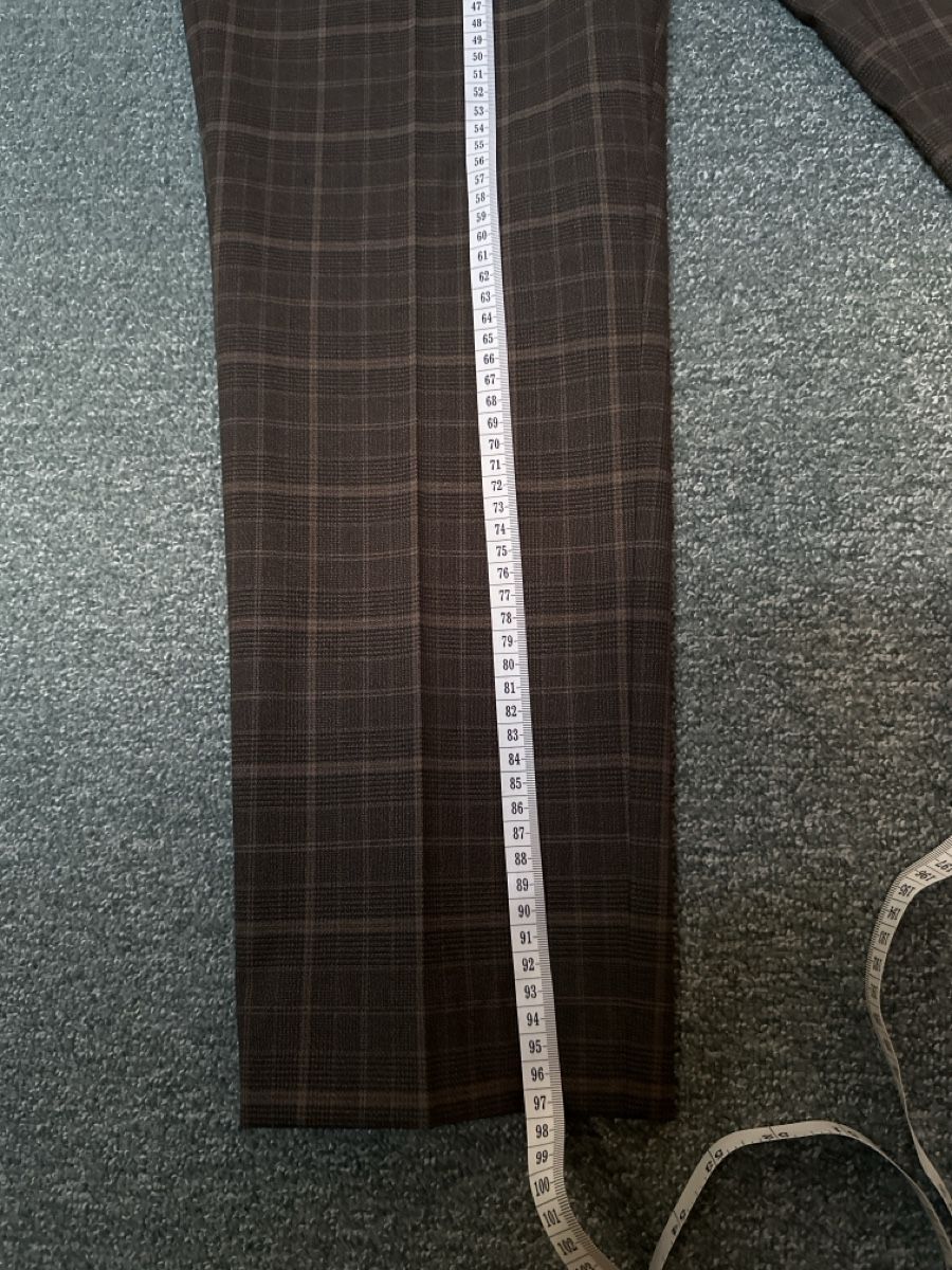 Hosen: Hose braun kariert Gr 50 – Neu (gemäss Beschreibung) aus Baltschieder von YmroBe 2