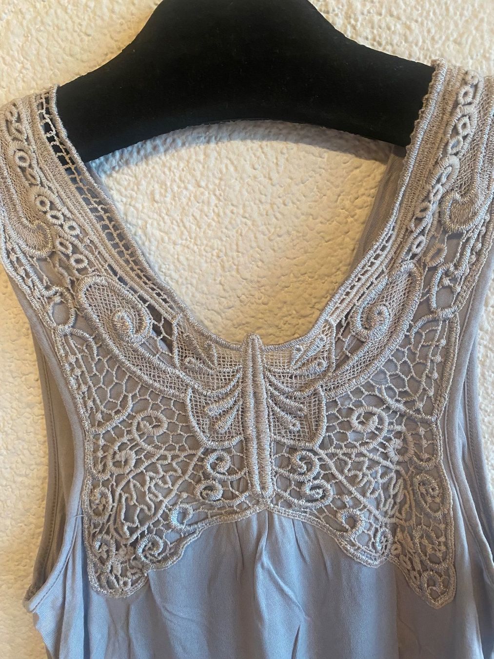 H&M Top: Butterfly Top, grau, Gr. 32/34 – Usato da Arni AG venduto da Mimo007 2