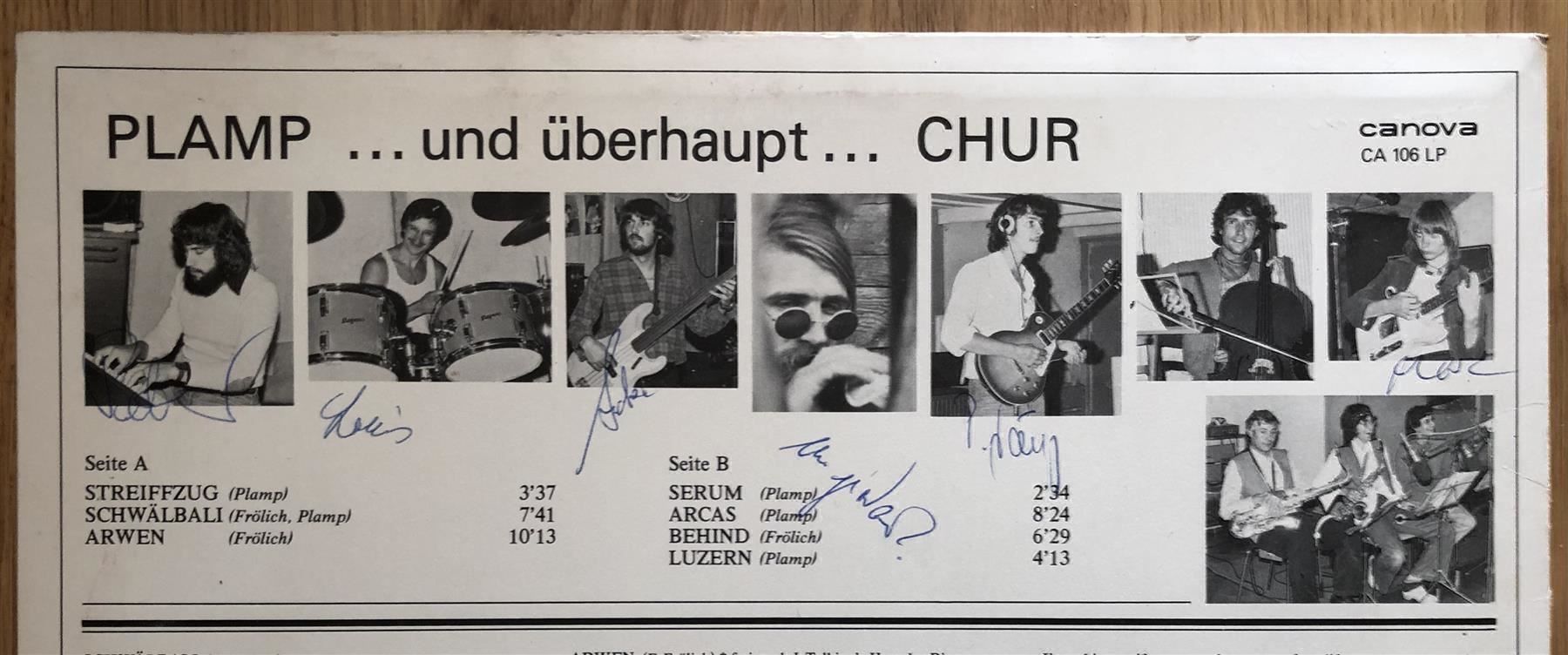 Dischi in vinile: PLAMP (Schweizer Band aus CHUR) – Usato da Mauren TG venduto da montis09 4
