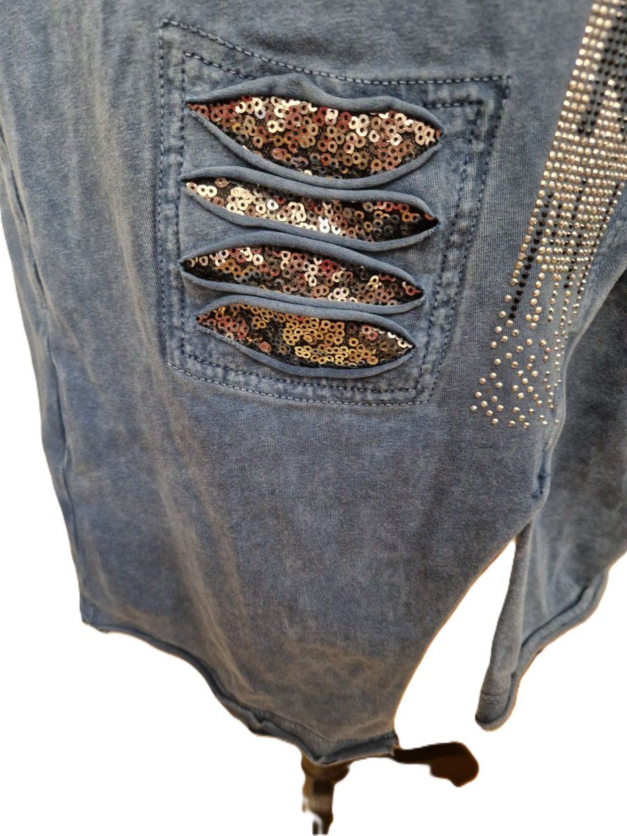 Vestiti: Jeans kleid look Gr.M mit Strassapplikation – Usato da Glattbrugg venduto da hap_8w8v 4