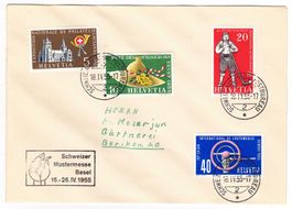 Lettre de Basel BPA A689 pour Berikon le 18.IV.55