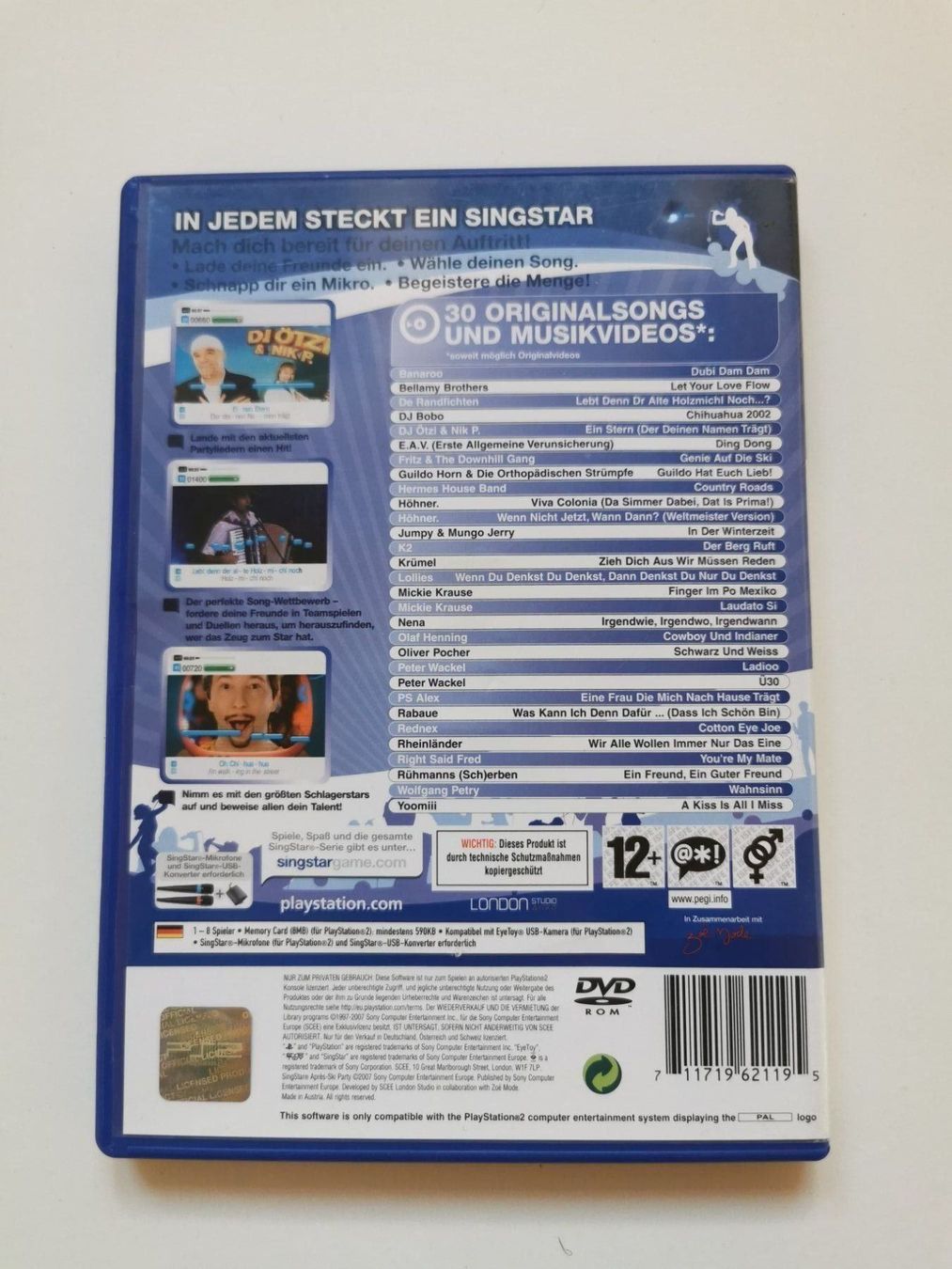 Sony Giochi: Ps 2 - Singstar Après Ski – Usato da Lenzburg venduto da eyworld 2