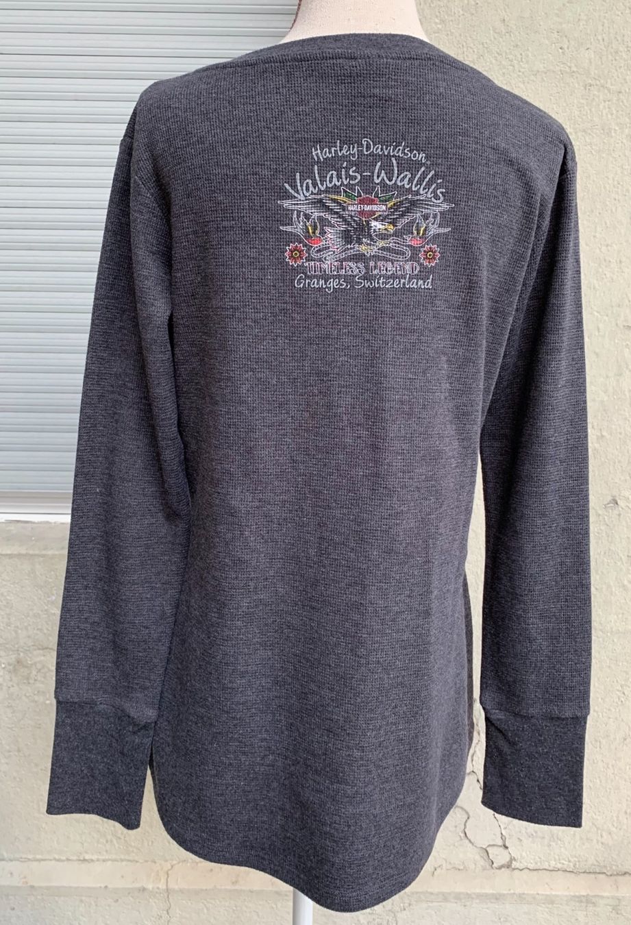 Maglioni & Felpe: Valais-Wallis HARLEY-DAVIDSON Pull Thermal chaud gris t.L – Usato da Martigny venduto da only__you 7