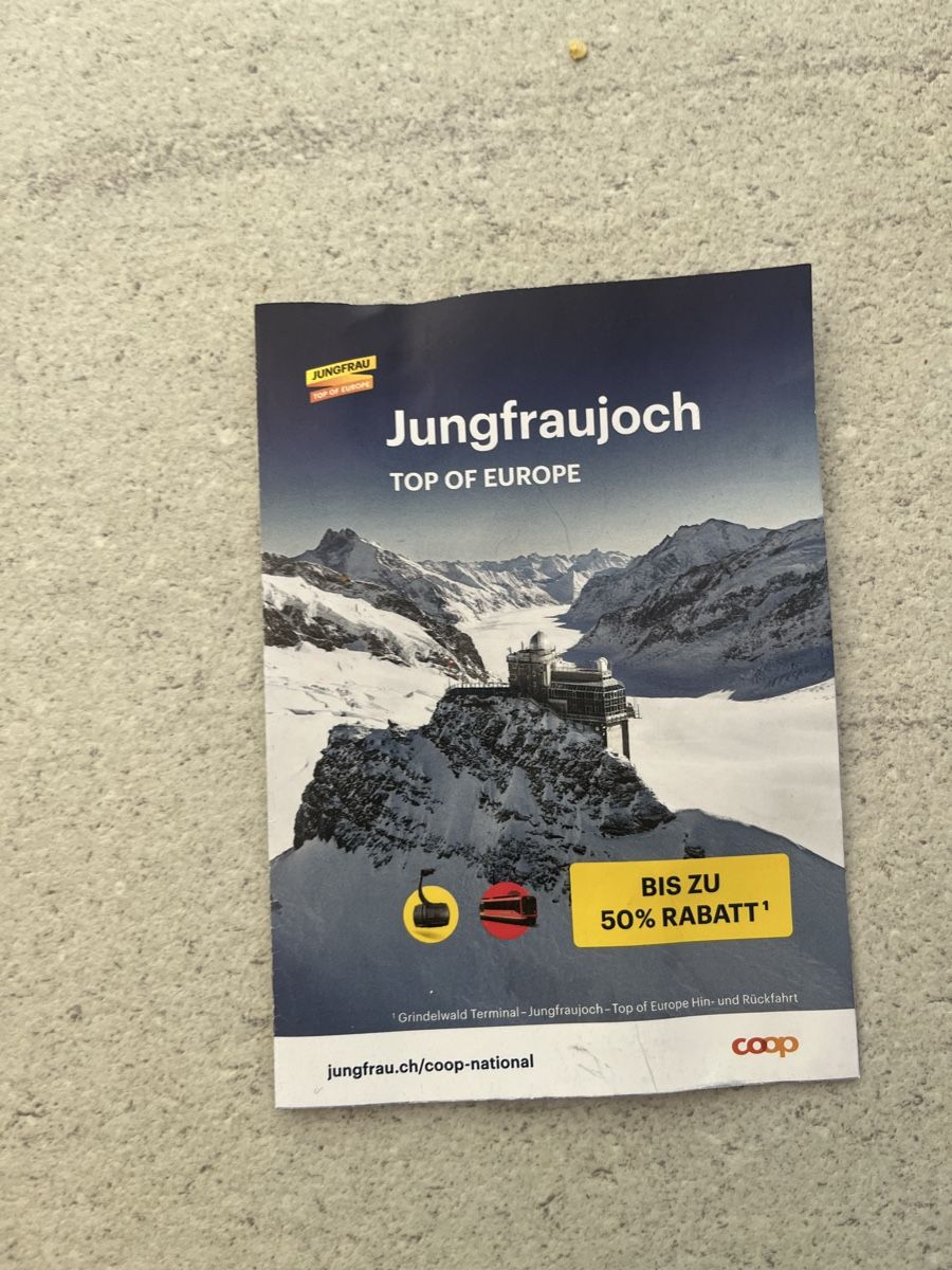Buoni: Coop Jungfraujoch – Nuovo e nell'imballaggio originale da Wilderswil venduto da Kathryn123