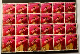 NR.654 BRIEFMARKEN GESTEMPELT  