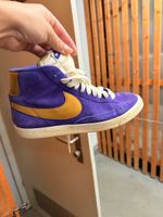 Nike Blazer Mid Sneaker lila gelb sehr guter Zustand