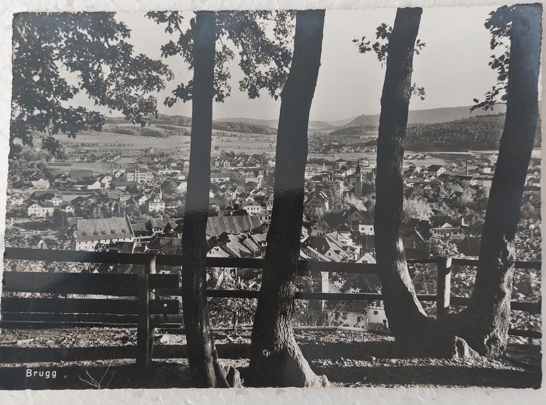 Cartoline postali: BRUGG  AG - 1966 – Usato da Delémont venduto da Domdom1