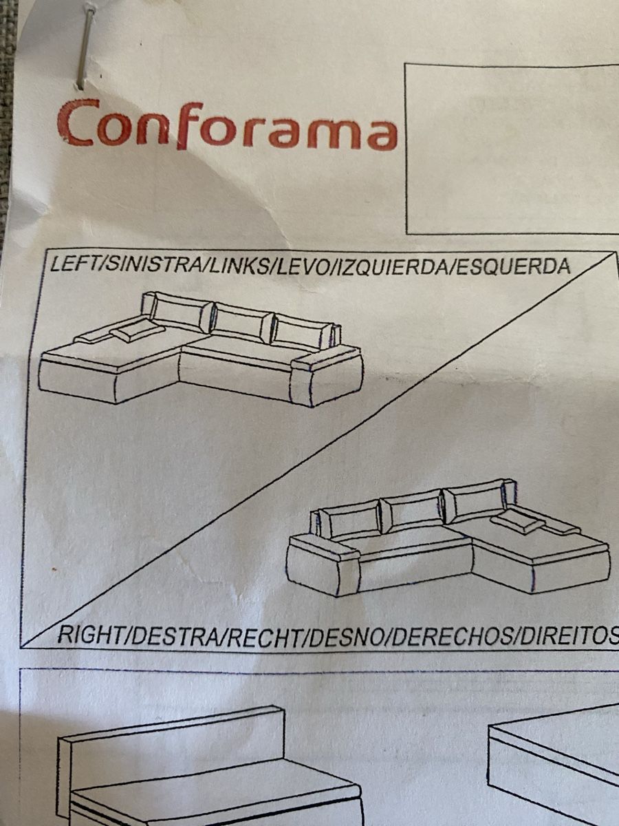Sofas: Ecksofa Conforama grau 310x200cm mit Schlaffunktion – Gebraucht aus Tavannes von nih_tq6v 3