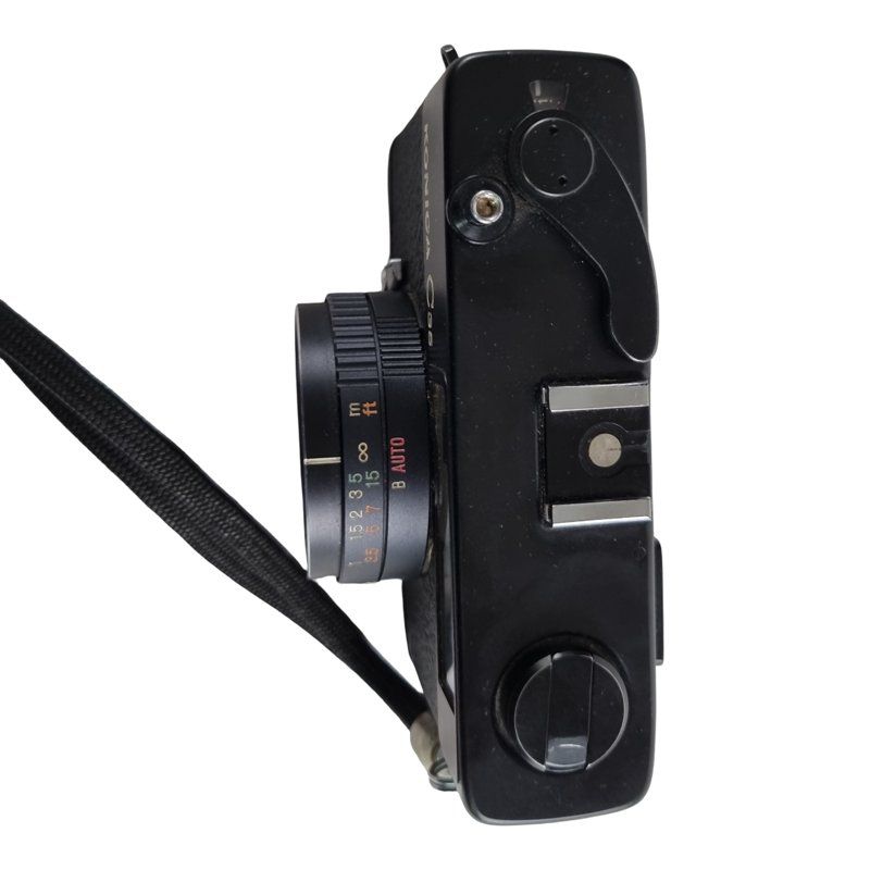 Konica Kamera: KONICA C35 mit passendem Leder Etui – Gebraucht aus Wangen b. Olten von Restwert_Wangen 4