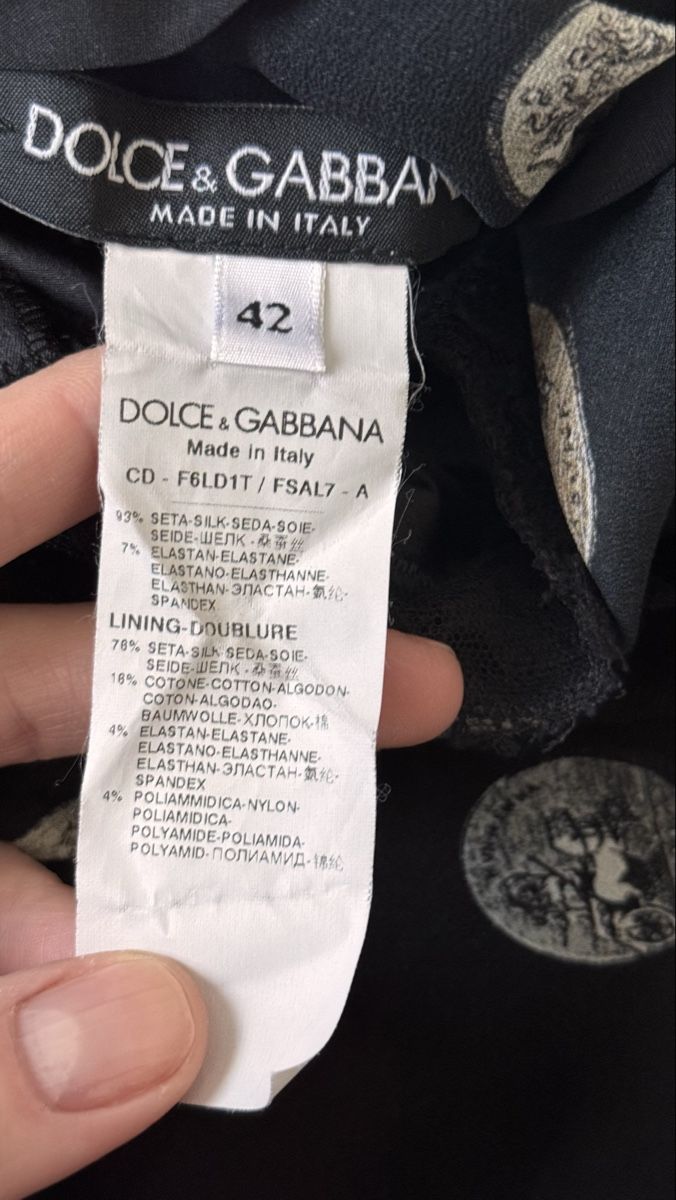 Dolce & Gabbana Vestiti: Dolce & Gabbana Seidenkleid – Usato da Esslingen venduto da The_Easy 3