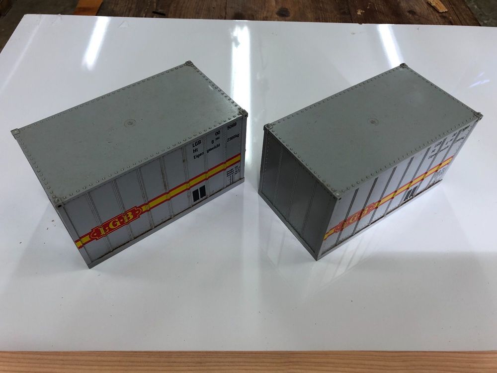 LGB 4069/1 2 Container grün/rot/int 41 | Kaufen auf