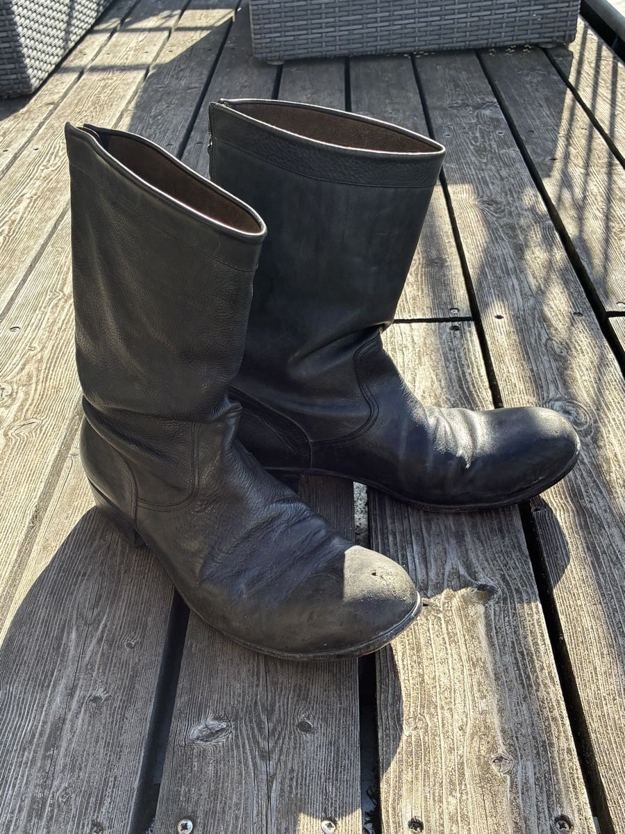 Scarpe da uomo: ATTACHMENT by Kazuyuki Kumagai 00s leather boots  – Usato da Bern venduto da oli_w5zx 1