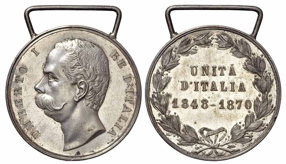 Medaglie: Italien, Silbermedaille 1883 – Usato da Chiasso venduto da Novamarketing