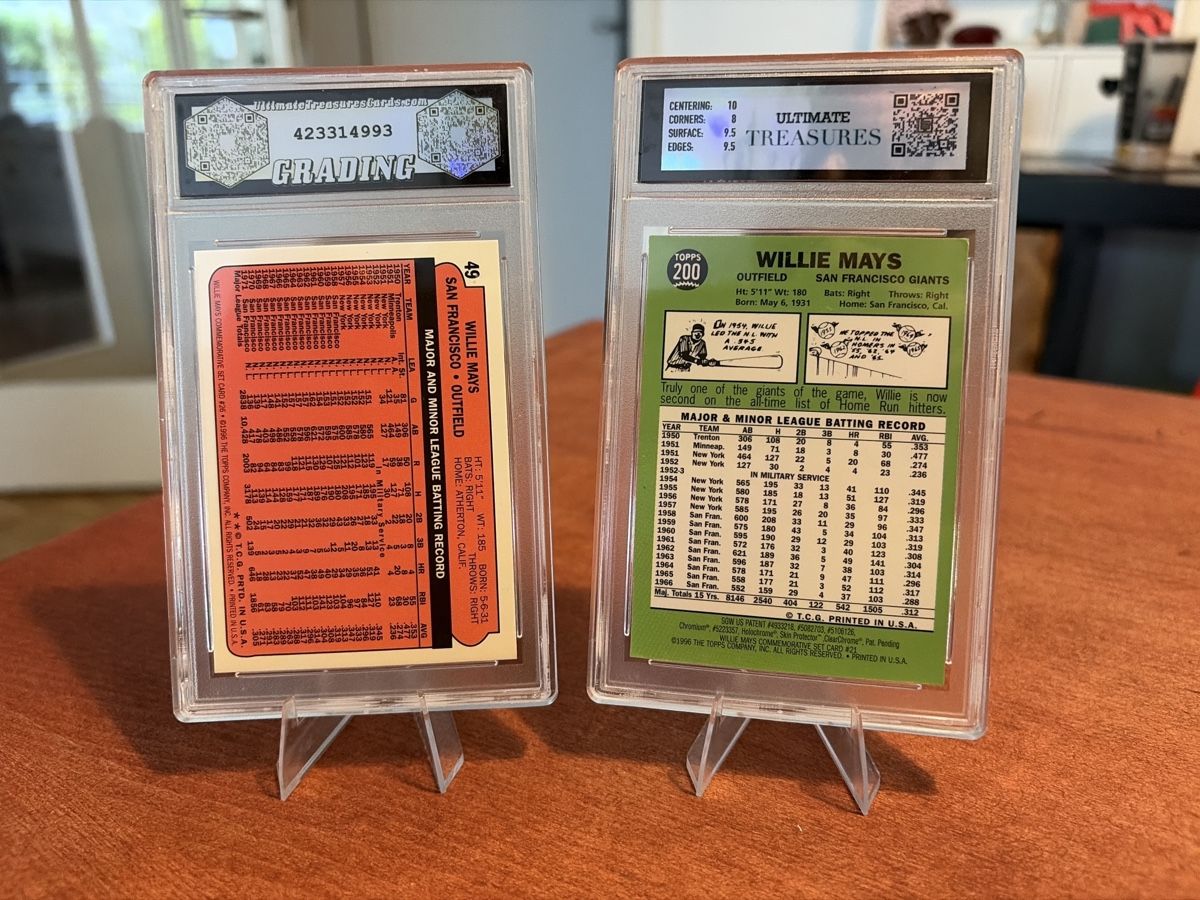 MLB Carte collezionabili: 2 MLB Karten - Willie Mays - Ultimate Treasure 8.5&9 – Usato da Bern venduto da sam_25hm 1