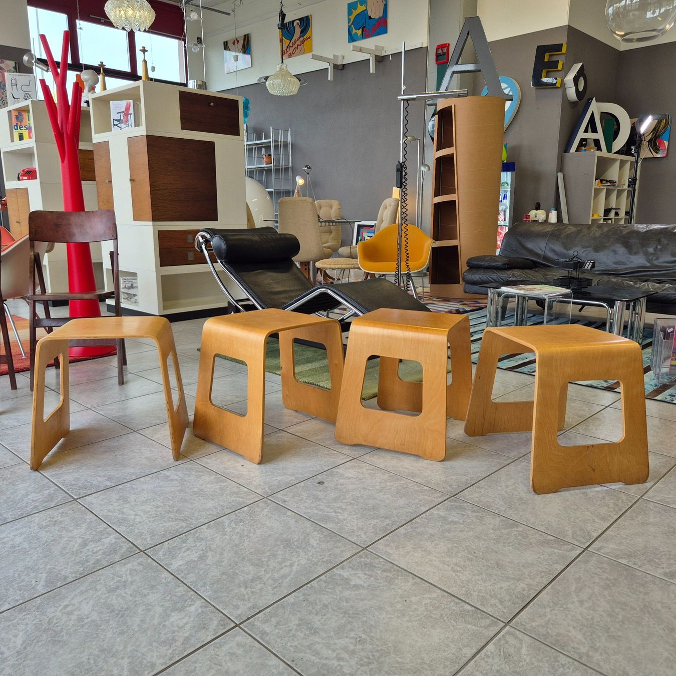 Ikea Sgabelli: 4x IKEA 1990s Design Lisa Norinder Stool, Benjamin Hocker – Usato da Nottwil venduto da Wondewa-Shop 8
