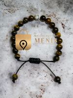 Armband Perlenarmband Herren Lava Perlen Schmuck Armschmuck