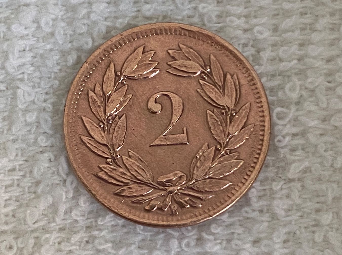 Tutti le monete: 2 centimes/rappen 1870 Abart – Usato da Nyon venduto da Ilmi09 1