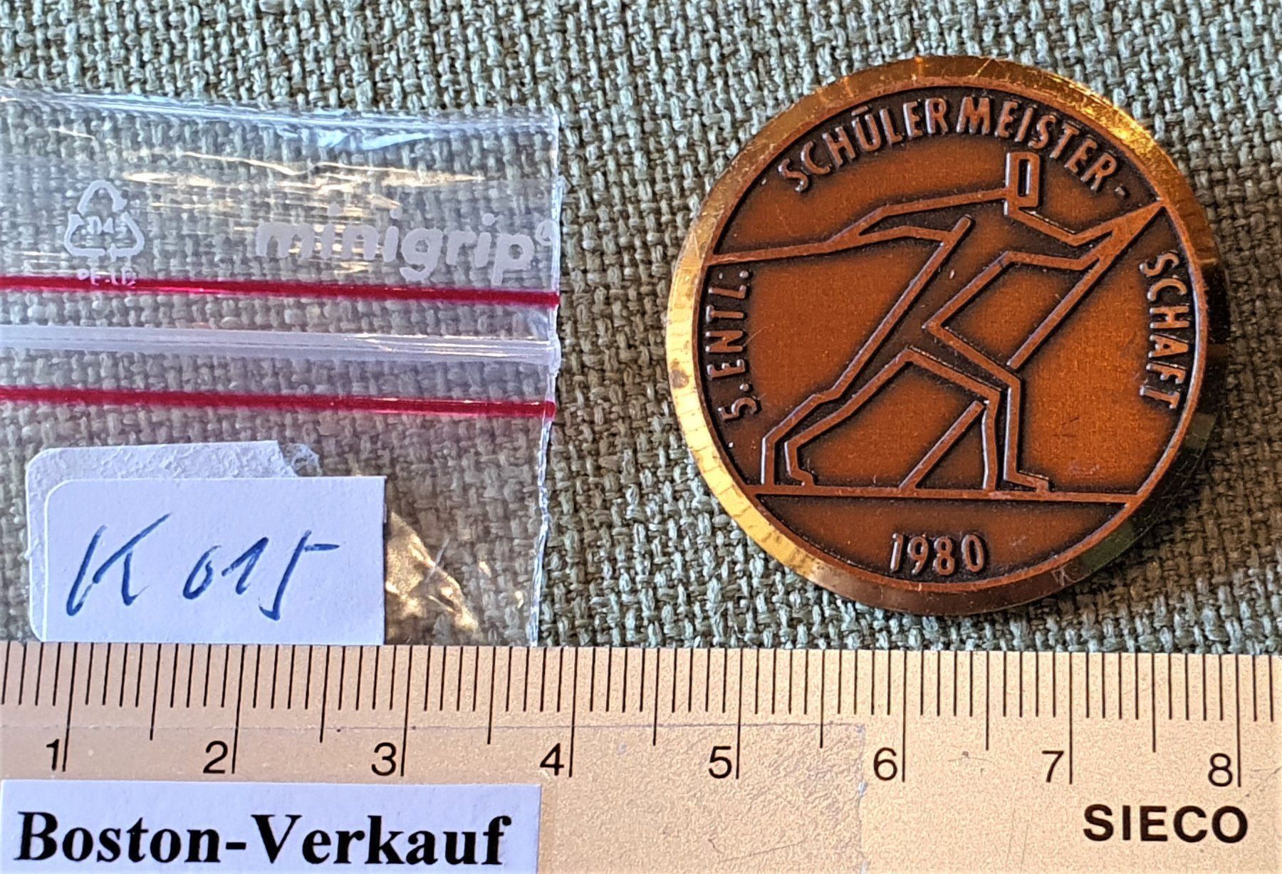 Medaglie: K015 - Entlebuch Schülermeisterschaft 80 – Usato da Reinach BL venduto da Boston-Verkauf 2