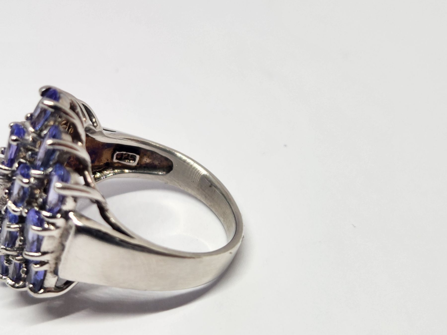 Anelli: Iolite Ring, in Massivem Silber 925, – Usato da St. Gallen venduto da GIULESGG 9