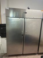 Gewerbe-Kühlschrank Edelstahl  2-türig  Gastro / Metzgerei