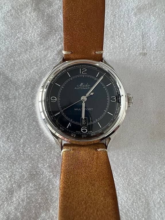 Mido Uhren: Mido Multifort Patrimony - Bleu – Gebraucht aus Montreux von Jeremie9