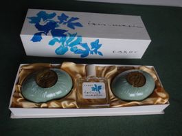 Geschenkschachtel mit 2 Seifen und Eau de Cologne CARDY