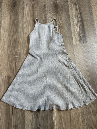 Sommerkleid grau Gr. Xs