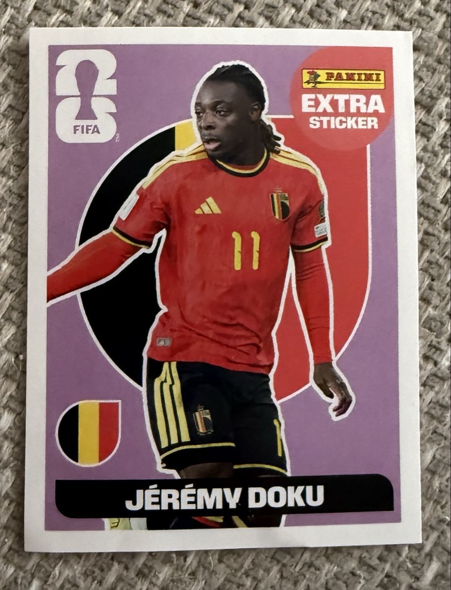 Panini Carte collezionabili: Panini Jérémy Doku Extra Sticker Belgien – Nuovo (secondo la descrizione) da Zürich venduto da Buddymike