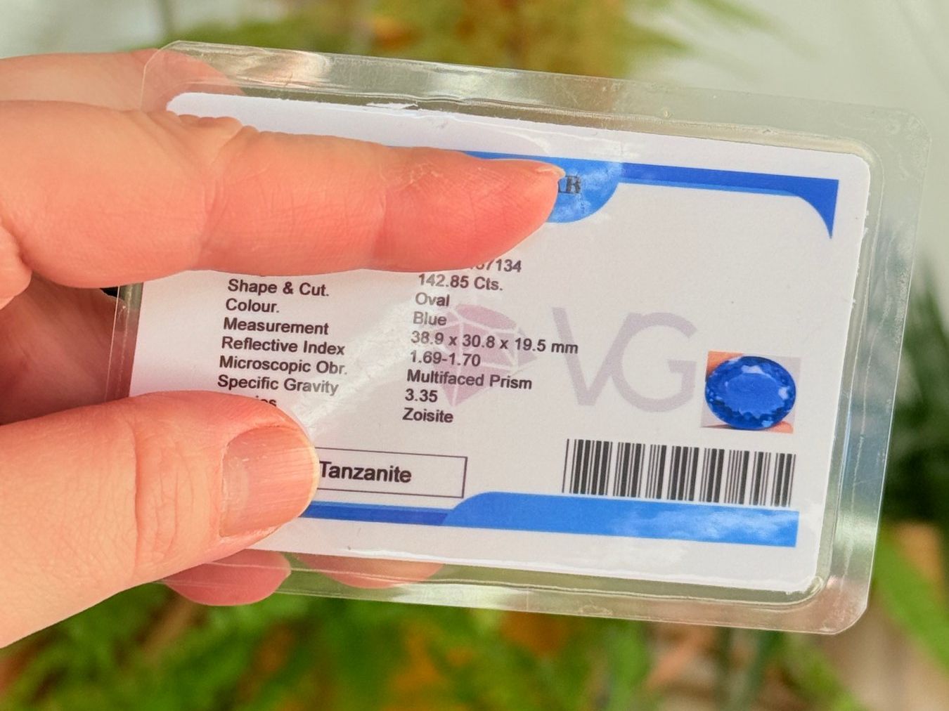 Pietre preziose: 142.85 Ct Certified Loose Gemstone – Nuovo e nell'imballaggio originale da Genève venduto da AWWA 9