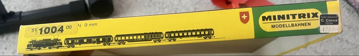 Trix Modellini di ferrovie: Minitrix N SBB Modellbahn 1004 – Usato da Emmenbrücke venduto da ThomiE01 4