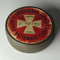 Antike Apotheker Pillendose Leer Schweiz