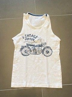 Trägershirt vertbaudet weiss 138