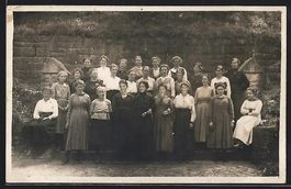 Foto-AK Rapperswil, Weissnäherei, Grupp