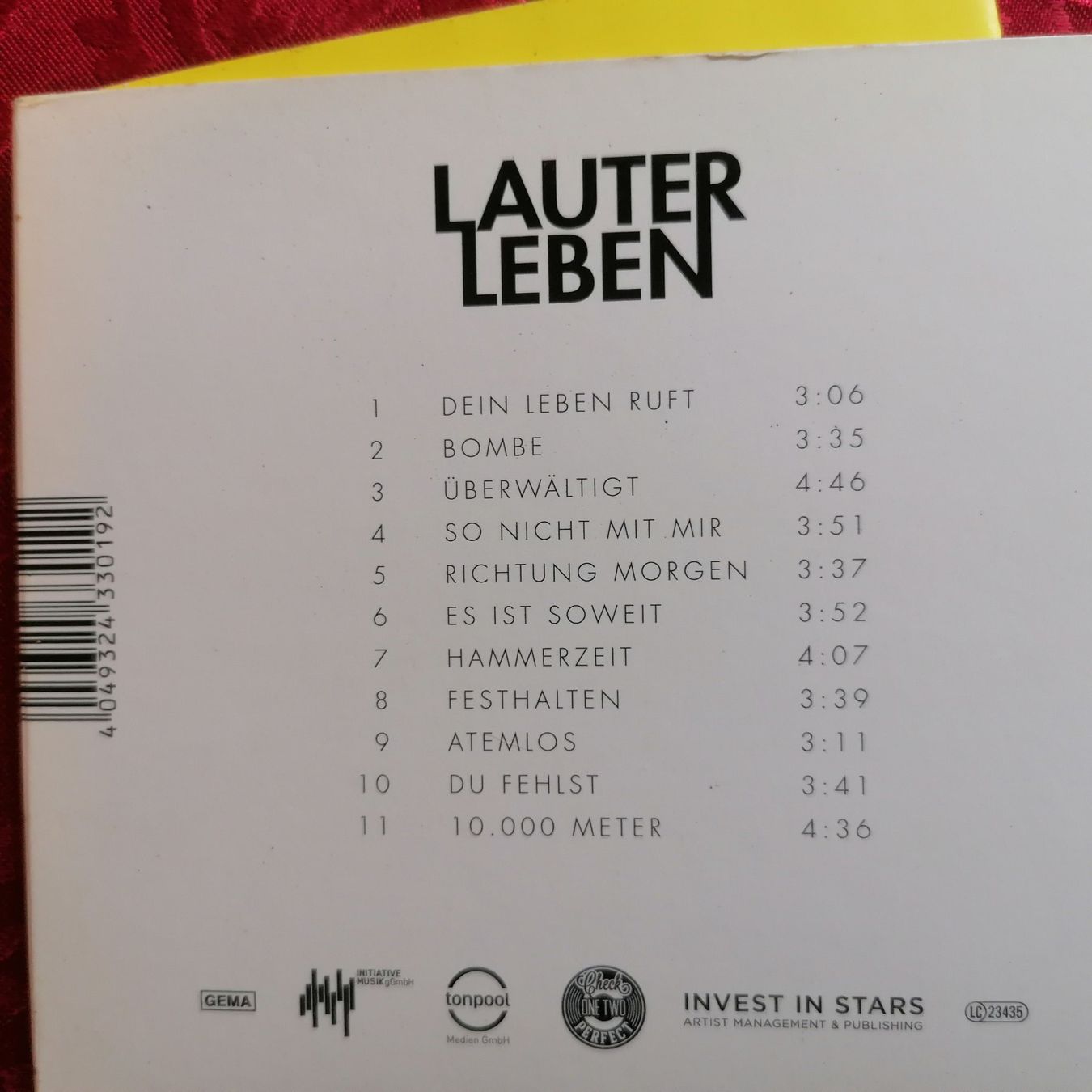 CD: Lauter Leben Richtung Morgen – Usato da Trimmis venduto da hasso123 1