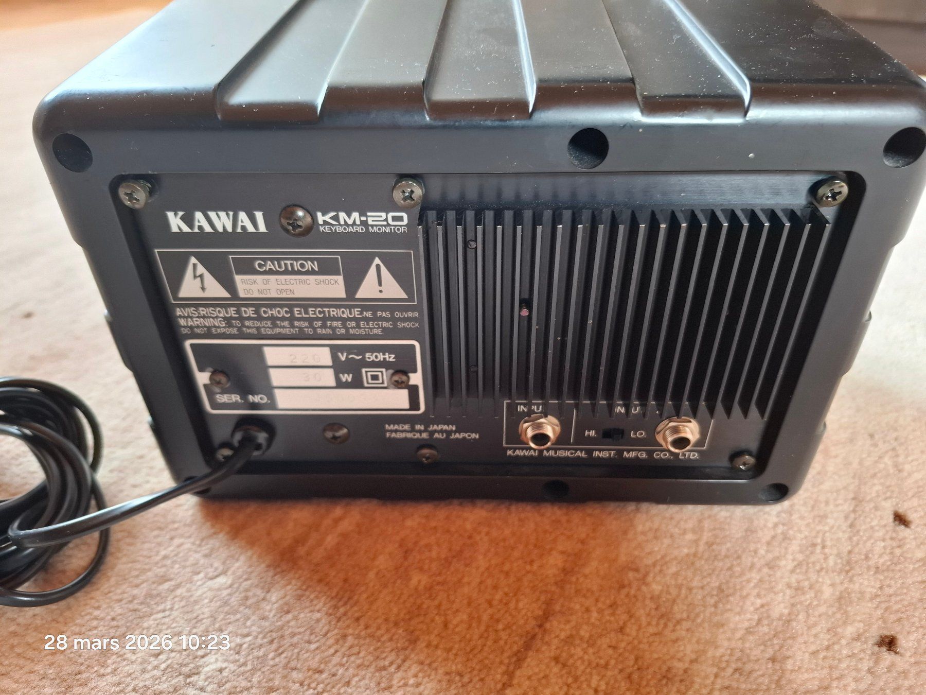 Kawai Strumenti musicali: Kawai KM-20 moniteur actif – Difettoso da Yverdon-les-Bains venduto da Dan00 1